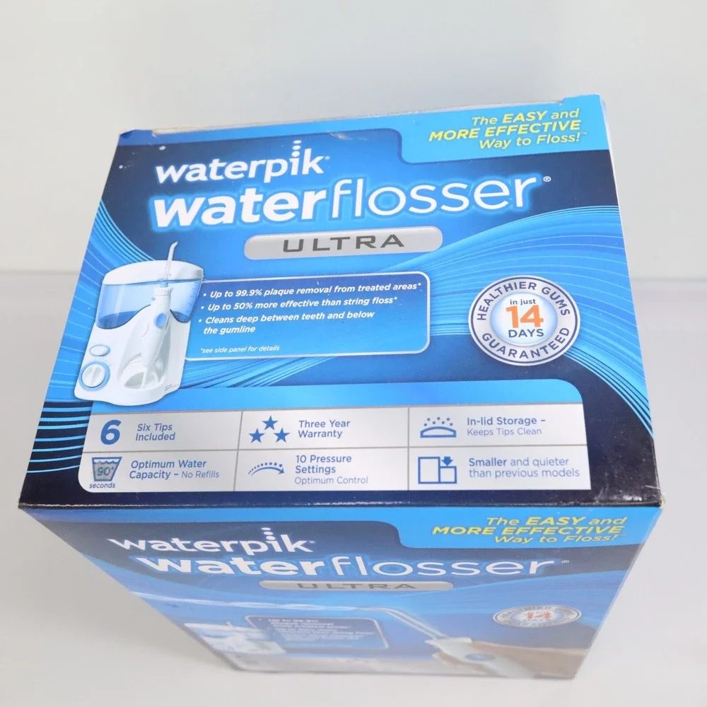 New Waterpik Ultra Dental Water Flosser Jet WP 100W Easy Floss 6 Tips 10 Setting